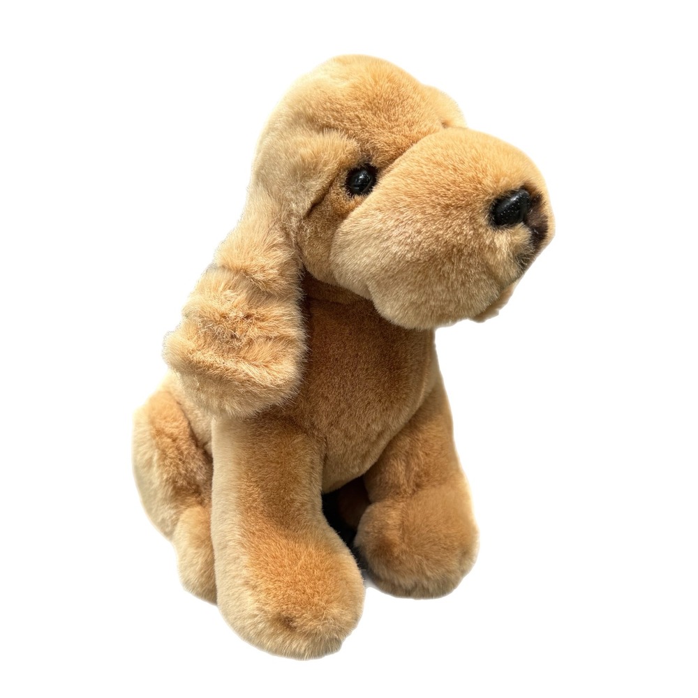 Vintage 1989 Dakin Golden Brown Puppy Dog Plush Floppy Ears Cavalier spaniel lab